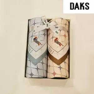 [하프클럽/닥스ACC]  DKD05 닥스 남녀2매 나염 손수건 세트