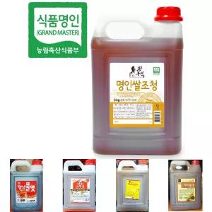 (두레촌) 명인 쌀조청 5kg 식품명인 강봉석/조청/물엿/맥아물엿/설탕대용/식자재/강정류/업소용/조리용