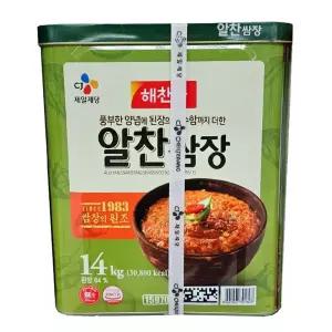 해찬들 쌈장 풍부한양념 알찬쌈장 14KG 고추장 쌈장 된장 간장 장류