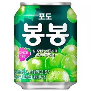 해태 포도 봉봉 238mlx24캔x2박스/주스/과일주스/아이스/나들이/캔음료/디저트/사무실/가정용