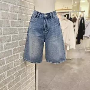 [레코브]LC31F5DT506X_난스판 버뮤다 5부 데님 팬츠