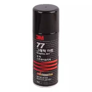 3M 77 그래픽 아트 155ml /강력/스프레이/뿌리는/종이