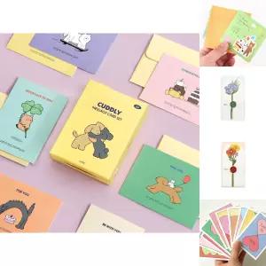커들리 메세지 카드 세트 대용량 편지지/생일/감사/손편지지/생신/디자인/답례/문구용/손편지/팬시용/팬시
