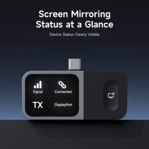 Hagibis 무선 HDMI 송신기 및 키트 USB C 비디오 확장기 디스플레이 미러링 동글 TV 모니터 프로젝터 노트