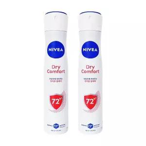 니베아 드라이 콤포트 스프레이 데오드란트 200ml x2