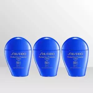 [셀러허브]시세이도 퍼펙트 UV 프로텍터 파란자차 50ml (SPF50+/PA++++) x 3개 (S49886495)