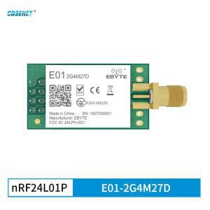 2PCS nRF24L01P 2.4GHz 500mW E01-2G4M27D SPI 트랜시버 27dBm SMA 장거리 PA LNA 송신기 수신기