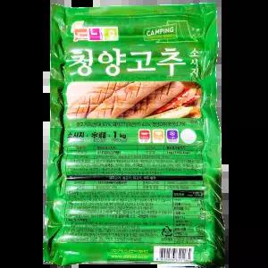 소시지 (도나우 청양고추맛 1K) 소시지볶음용 라면토핑용 청양볶음용 한식집 볶음용 배달전문점