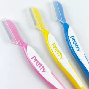 프리티 카이 3색 눈썹칼 눈썹칼 눈썹정리 눈썹정리용품 눈썹면도기