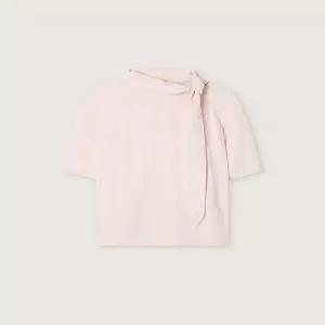 (스타필드 안성 로엠) 하이넥 리본 타이 블라우스 RMBLG25NT6