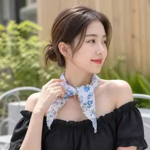 쁘띠 스카프 쿨 여름 소품 미니 여름스카프 단체선물 교회 인견 스카프 목스카프
