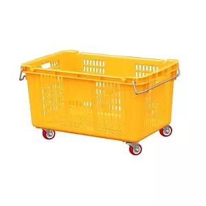 생활 운반구 핸드카트 과일상자 플라스틱박스 플라스틱 물류창고박스 박스 바구니카트 하니D2