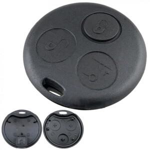 3버튼 원격 자동차 키 케이스 교체 셸 Key Fob No / With Balde for Fortwo 450 Mercedes Benz SMART