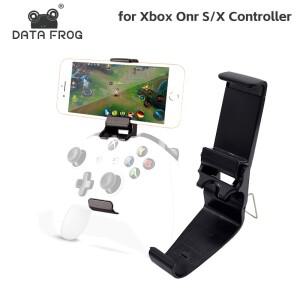 Xbox ONE S 컨트롤러 마운트 홀더 용 데이터 개구리 휴대 휴대폰 클립 스탠드 게임 패드 핸들 브래킷