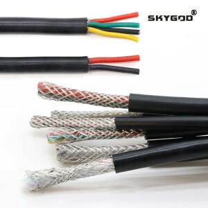 1~ 10M 차폐선 Sq 0.3 - 2.5mm 다중 코어 2 3 4 6 실리콘 고무 절연 유연 고온 구리 케이블
