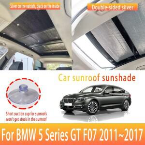BMW 호환 5 시리즈 GT F07 2011~ 자동차 파노라마 루프용 차양막 2개  열 차단 윈도우 선쉐이드  자외선 액