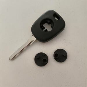 DAKATU 10PCS 메르세데스 벤츠 호환 트랜스폰더 키 쉘 케이스 2 트랙 HU64 Uncut Blade FOB 커버