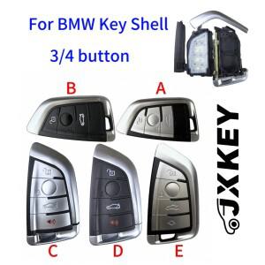 BMW 호환 3 5 6 8 X4 X7 G 시리즈 G21 자동차 키리스 FOB 케이스 하우징 교체용 리모컨 키 쉘 3/4 버튼