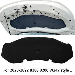 자동차 엔진 후드 단열 코튼 방음 커버  2013- 메르세데스 벤츠 호환 B180 B200 W246 접이식