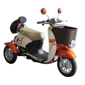 T412 500W 삼륜 전기 스쿠터 삼륜차 이동성 도로 승인 주행