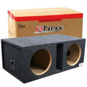 Bbox 듀얼 12인치 서브우퍼 박스 u2013 포트 통풍형 인클로저 33Hz 로우 튜닝 1.5Cu Ft/서브 프로 시리즈