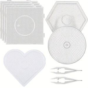 6MM 대형 투명 플라스틱 퓨즈 에이 PEGBOARDS 크리 비즈 를위한 보드 족집게