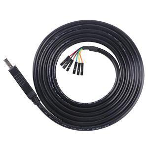 B to TTL 6 핀 6P 2.54mm  헤더 3v3 5V 3.3V UART 어댑터 케이블 Windows Linux  Mac OSX 1.8mtr와 호환 가