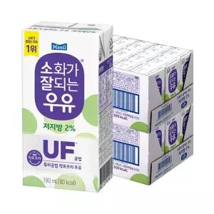 매일 소화가 잘되는 우유(락토프리) 저지방 멸균 190ml 48팩