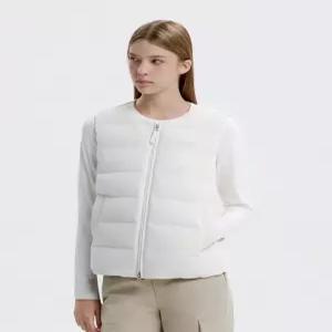내셔널지오그래픽 N254WDV920 여성 헤론 U넥 경량 구스다운 베스트 CRYSTAL BEIGE