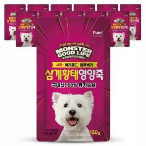 120g 굿라이프 1박스 12개입 영양죽 몬스터 삼계황태