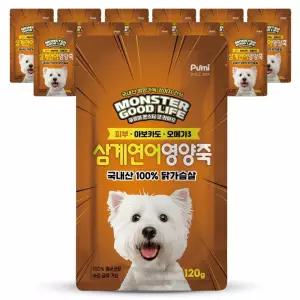 12개입 영양죽  굿라이프 120g 몬스터 1박스 삼계연어