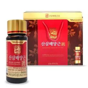 [하프클럽/기타]광동 산삼배양근 진 귀한삼 선물세트 부모님 명절 건강 선물 건강드링크 12개입, 1개