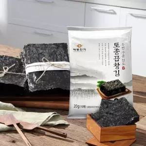 [해동찬가] 두 번 구운 진도 토종 곱창김 10매 x 20봉 (200매)