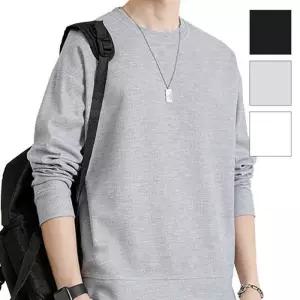 [넥스트딜]티셔츠 남성 맨투맨티 라운드 긴팔 데일리룩 루즈핏 (37709738)