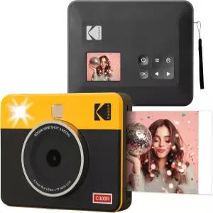 코닥 미니 샷 3 레트로 4PASS 2-in-1 인스턴트 디지털 카메라 및 포토 프린터(3x3 인치)