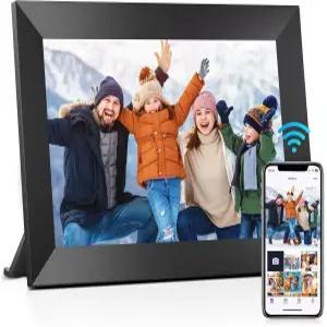 Uhale 10.1인치 디지털 액자 32GB 스토리지 지원 SD 카드 1280x800 HD IPS 터치스크린 전자 즉각적이고