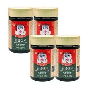 [쇼핑백포함] 정관장 홍삼진고 250g 4개 / WJ [유통기한 27년 12월]