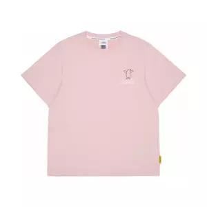K265UTS950 동물 실루엣 반팔 티셔츠 SILVER PINK