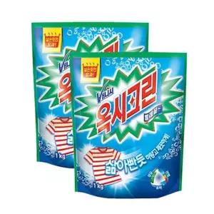 옥시크린 표백제 일반 드럼 겸용 리필 1kg+1kg