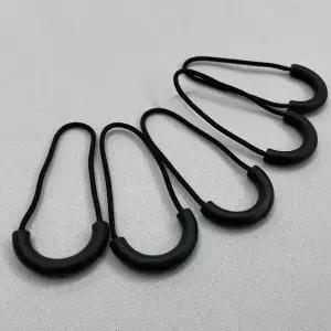 가방 의류 수선 지퍼 손잡이 교체용 지퍼풀러 U형 블랙 5P WFP961C
