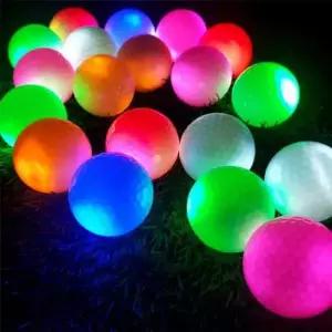 골프용품 LED 발광 골프공 새벽 야간 골프 연습 용품 6P