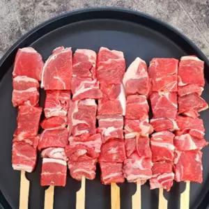 양고기 양꼬치 캠핑 꼬치 고기