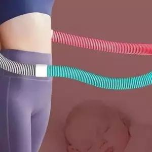 허리 가슴 다리 운동 무소음 실내 스프링 꽈배기 훌라후프