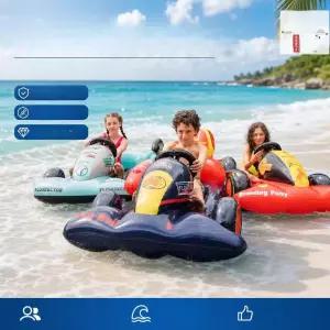 로우피 레이싱튜브 튜브 수상스키 휴대용 성수기 여름 간편 수상 레이싱카 에어보트 플로트