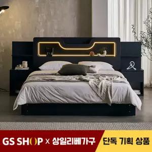 [특가]상일리베가구 발렌타인 LED 수납 침대 프레임 SS(수퍼싱글)