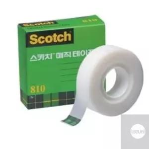 리우미 3M 스카치 매직 테이프 810R 리필 12MM X 18M 투명 가정용 디스펜서