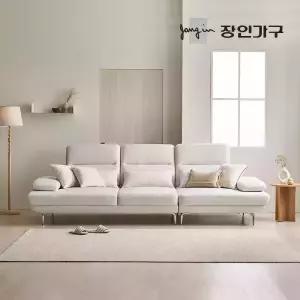 장인가구 도이 4인용 스윙 타이보텍스 이지클린 패브릭 소파 (스툴 미포함)