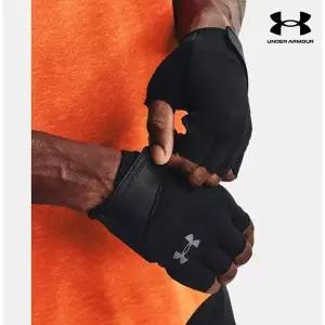 [백화점 정품] 언더아머 Under Armour 남성 헬스 장갑 UA 트레이닝 글러브 1369826 블랙