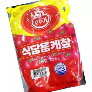 오뚜기 토마토케찹 파우치 3.3kg 케첩 토마토소스 돈까스소스