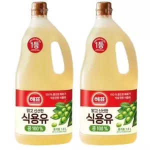 해표 식용유 1.8L 2개